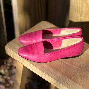 Enzo Angiolini W size 5.5 pink leather loafers